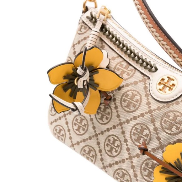 Tory Burch
T Monogram floral-appliqué shoulder bag. - Picture 3 of 4